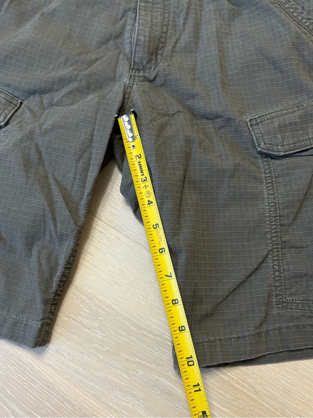CARHARTT FORCE® RELAXED FIT RIPSTOP CARGO WORK SHORT Green men’s 33 - Picture 7 of 9